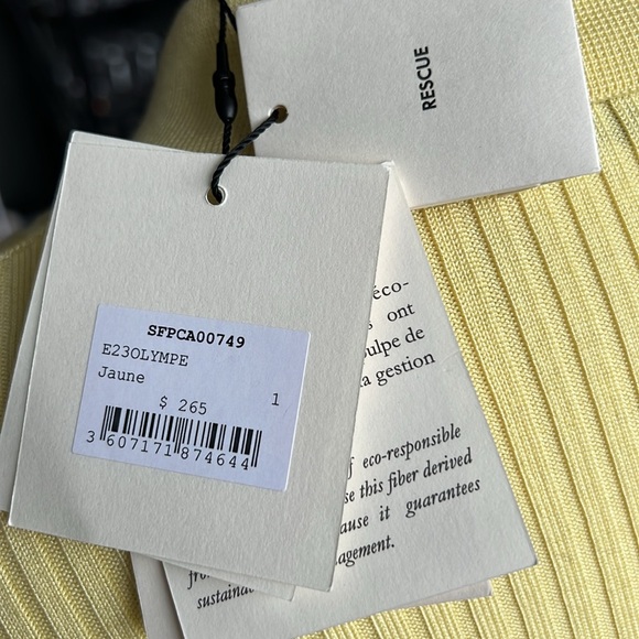 New Sandro Olympe Collared Cardigan Sweater Size 1 (Small) - Picture 6 of 6